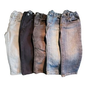 EUC The Children's Place Denim Boy Jeans Size 2T-5 PAIR